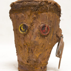 Head with Metal Eyes