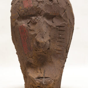 Head with Red Scarifications